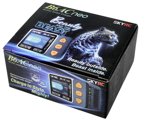 SKYRC B6AC Neo Modell töltő 10 A Ólom, LiFePO, LiHV, Lítiumion, LiPolimer, NiCd, NiMH 6. kép