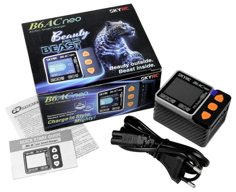 SKYRC B6AC Neo Modell töltő 10 A Ólom, LiFePO, LiHV, Lítiumion, LiPolimer, NiCd, NiMH 7. kép