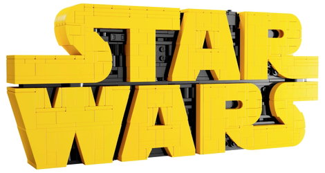 LEGO® STAR WARS™ 75407 Star Wars logó LEGO kockákból 2. kép