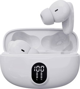 Denver TWE-57W WHITE Mobiltelefon In Ear fejhallgató Bluetooth® Stereo Fehér