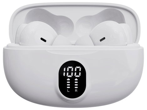 Denver TWE-57W WHITE Mobiltelefon In Ear fejhallgató Bluetooth® Stereo Fehér 3. kép