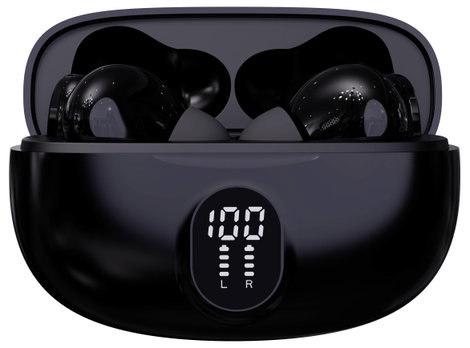 Denver TWE-57B BLACK Mobiltelefon In Ear fejhallgató Bluetooth® Stereo Fekete 3. kép