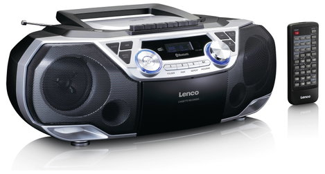 Lenco SCD-720SI - Tragbare XXL Boombox Silber Hordozható CD lejátszó 6. kép