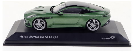 Solido Aston Martin DB12 2023 grün 1:43 Autómodell 6. kép