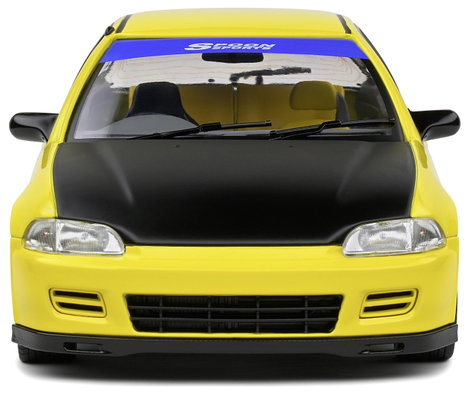 Solido Honda Civic (EG6) 1991 gelb 1:18 Autómodell 2. kép
