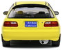 Solido Honda Civic (EG6) 1991 gelb 1:18 Autómodell 9. bélyegkép