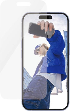 PanzerGlass Classic Fit Kijelzővédő üveg Apple iPhone 16, iPhone 15 1 db Ujjlenyomatmentes, Karcálló