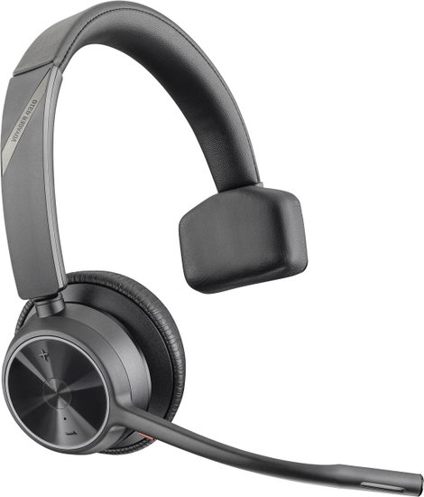HP Poly VOYAGER 4310 UC Telefon On Ear headset Bluetooth® Mono Fekete mikrofon zajelnyomás, Noise Ca