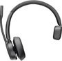 HP Poly VOYAGER 4310 UC Telefon On Ear headset Bluetooth® Mono Fekete mikrofon zajelnyomás, Noise Ca 3. bélyegkép