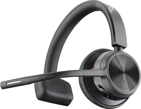 HP Poly VOYAGER 4310 UC Telefon On Ear headset Bluetooth® Mono Fekete mikrofon zajelnyomás, Noise Ca 5. kép