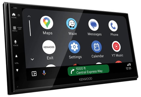 Kenwood Dupla DIN moniceiver Android Auto™, Apple CarPlay, Hátrameneti kamera csatlakozó, DAB + tune 3. kép