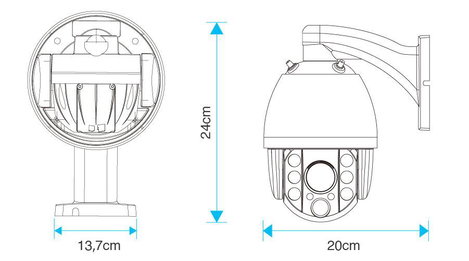 INSTAR INSTAR IN-9820 4K weiß 18004 IP Megfigyelő kamera 3. kép