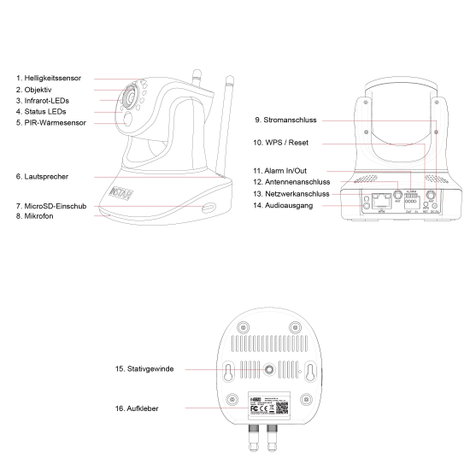 INSTAR IN-8815 4K POE/WLAN schwarz 18005 IP Megfigyelő kamera 3. kép