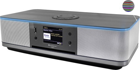 soundmaster ICD2023SW CD-s internetrádió Internet, DAB+, URH DAB+, URH, Internetrádió, WLAN, Bluetoo