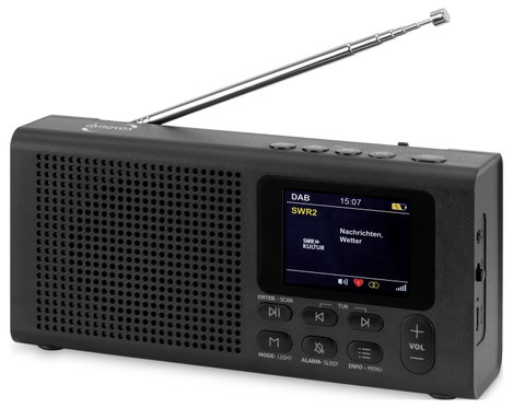Dynavox Világvevő DAB+, FM Bluetooth®, DAB+ Fekete 2. kép