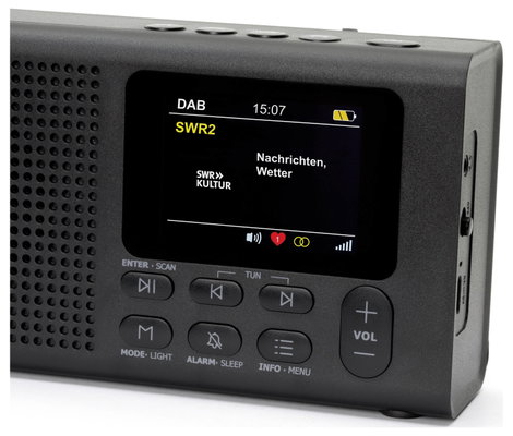 Dynavox Világvevő DAB+, FM Bluetooth®, DAB+ Fekete 4. kép