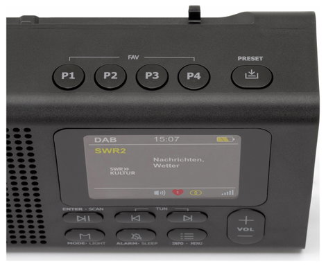 Dynavox Világvevő DAB+, FM Bluetooth®, DAB+ Fekete 5. kép