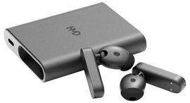HMD Amped Buds Sport In Ear fejhallgató Bluetooth® Fekete mikrofon zajelnyomás Izzadásálló