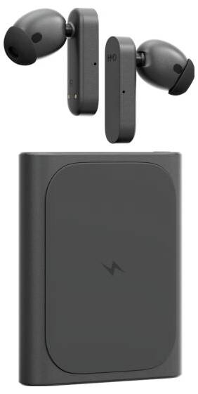 HMD Amped Buds Sport In Ear fejhallgató Bluetooth® Fekete mikrofon zajelnyomás Izzadásálló 4. kép