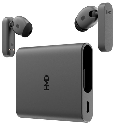 HMD Amped Buds Sport In Ear fejhallgató Bluetooth® Fekete mikrofon zajelnyomás Izzadásálló 6. kép