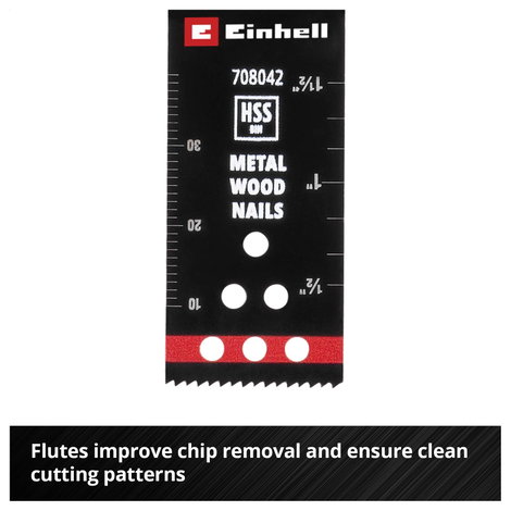 Einhell 708042 Tauchsägeblatt BIM Met, 22mm Bimetál Többfunkciós szerszám tartozék készlet 22 mm 1 d 4. kép