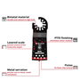 Einhell 708043 Tauchsägeblatt BIM Met, 34mm Bimetál Többfunkciós szerszám tartozék készlet 34 mm 1 d 2. bélyegkép