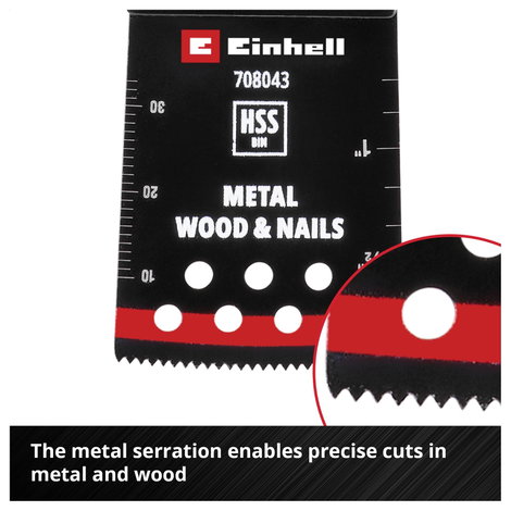 Einhell 708043 Tauchsägeblatt BIM Met, 34mm Bimetál Többfunkciós szerszám tartozék készlet 34 mm 1 d 3. kép