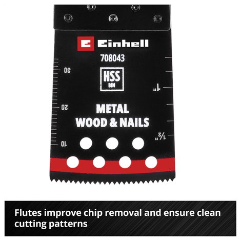 Einhell 708043 Tauchsägeblatt BIM Met, 34mm Bimetál Többfunkciós szerszám tartozék készlet 34 mm 1 d 4. kép