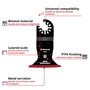 Einhell 708046 Tauchsägeblatt BIM Met, 65mm Bimetál Többfunkciós szerszám tartozék készlet 65 mm 1 d 2. bélyegkép