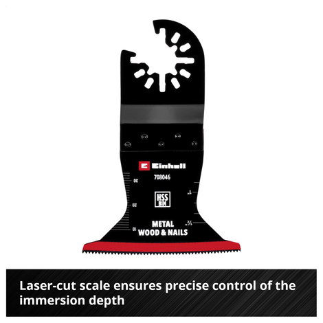 Einhell 708046 Tauchsägeblatt BIM Met, 65mm Bimetál Többfunkciós szerszám tartozék készlet 65 mm 1 d 5. kép