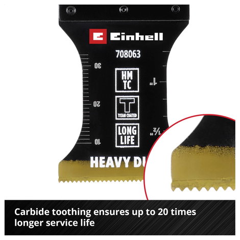 Einhell 708063 Tauchsägeblatt HM-TI, 35mm Bimetál Többfunkciós szerszám tartozék készlet 35 mm 1 db 3. kép