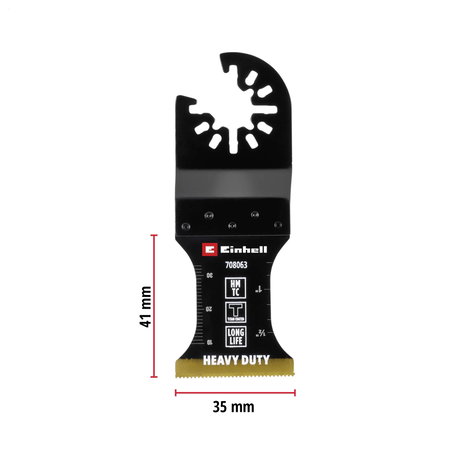 Einhell 708063 Tauchsägeblatt HM-TI, 35mm Bimetál Többfunkciós szerszám tartozék készlet 35 mm 1 db 8. kép