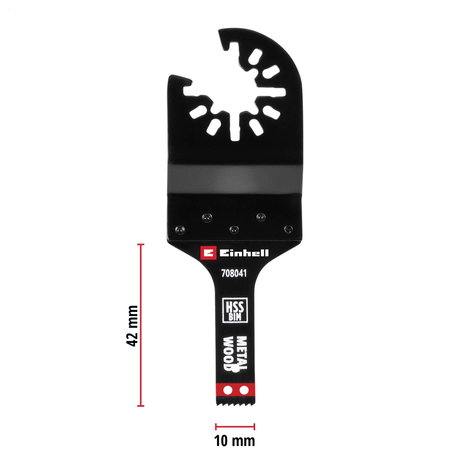 Einhell 708041 Tauchsägeblatt BIM Met, 10mm Bimetál Többfunkciós szerszám tartozék készlet 10 mm 1 d 8. kép