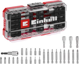 Einhell S-CASE Bitset 28tlg LS 108613 Bit készlet 1/4 (6.3 mm), TORX, PZ, PH, Egyeneshornyú, Hatlap