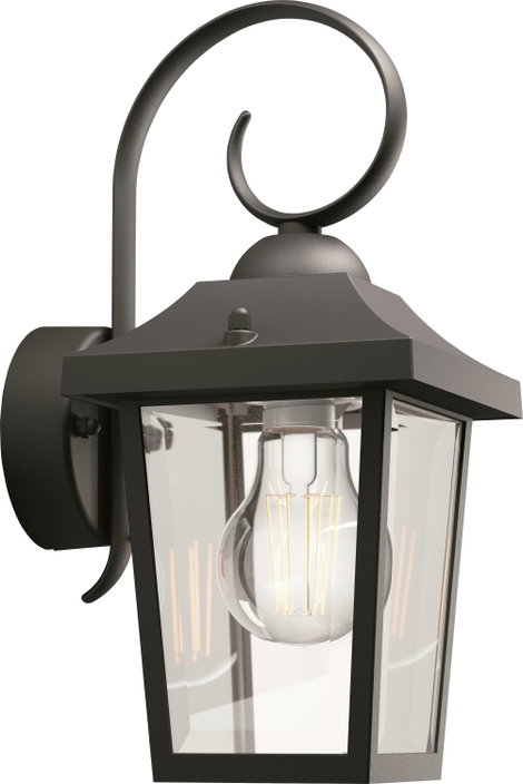 Signify Buzzard Wandleuchte 1x60W 230V 8718696156797 Fali lámpa Izzólámpa E27 Fekete