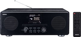 Lenco Lenco DIR-260BK - Internetradio mit DAB+ und FM-Radio, CD/MP3-Player, Bluetooth Internet koffe