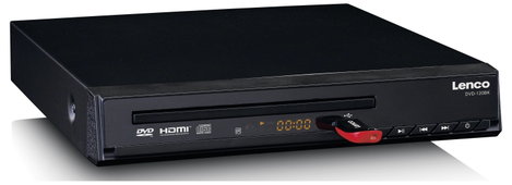 Lenco DVD-120BK - DVD Player mit HDMI und Scart - Display - Fernbedienung Hordozható DVD lejátszó 3. kép