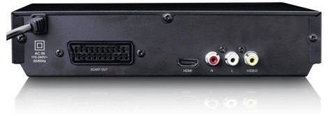 Lenco DVD-120BK - DVD Player mit HDMI und Scart - Display - Fernbedienung Hordozható DVD lejátszó 4. kép