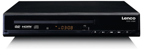 Lenco DVD-120BK - DVD Player mit HDMI und Scart - Display - Fernbedienung Hordozható DVD lejátszó 5. kép