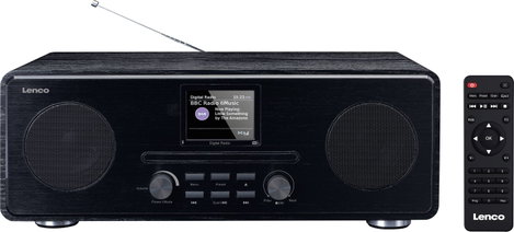 Lenco DAR-061BK - DAB+/FM-Radio mit CD-Player und Bluetooth CD-s rádió
