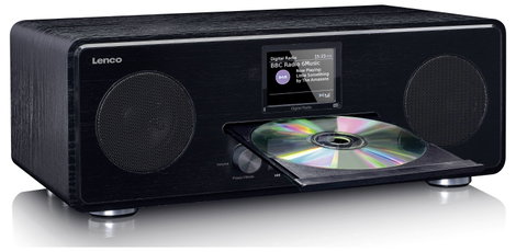 Lenco DAR-061BK - DAB+/FM-Radio mit CD-Player und Bluetooth CD-s rádió 2. kép