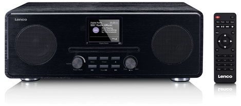 Lenco DAR-061BK - DAB+/FM-Radio mit CD-Player und Bluetooth CD-s rádió 5. kép
