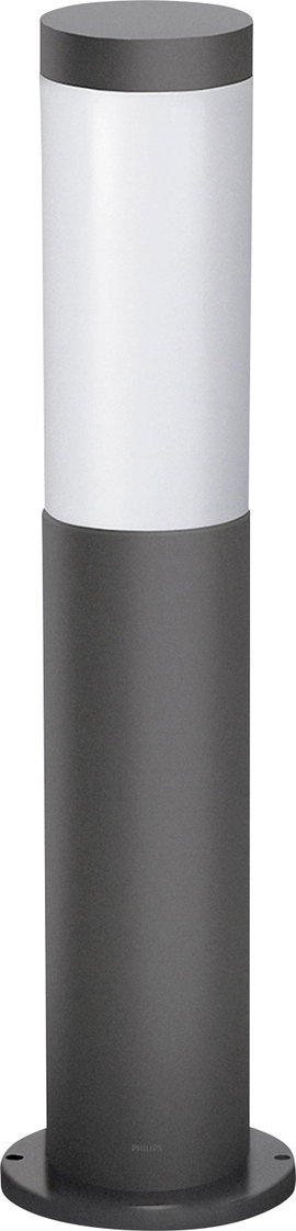 Signify Philips Utrecht Sockelleuchte, max, 60W, IP44, ohne Leuchtmittel, anthrazit 8719514417533 Út