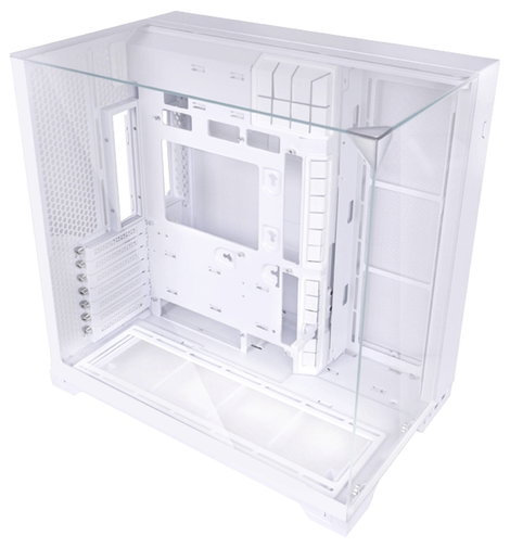 Lian Li Lian Li O11 Vision Compact, Midi-Tower, E-ATX, Tempered Glass - weiß Midi torony Számítógép 2. kép
