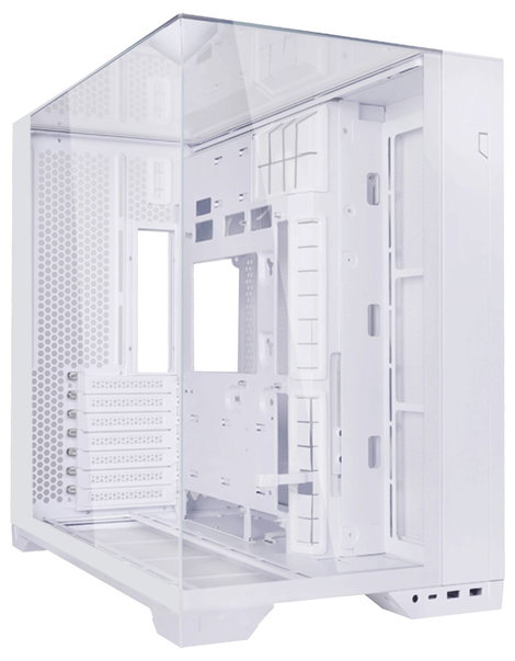 Lian Li Lian Li O11 Vision Compact, Midi-Tower, E-ATX, Tempered Glass - weiß Midi torony Számítógép 4. kép