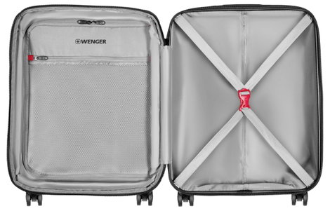 Wenger Prymo Carry-On Keményfedeles Bőrönd, Trolley Fekete 6. kép