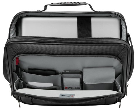 Wenger Notebook táska Insight Alkalmas: Max.: 39,6 cm (15,6) Szürke 6. kép
