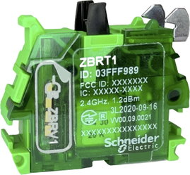 Adó a rádiójel vezérlésű nyomógombhoz, Schneider Electric Harmony ZBRT1