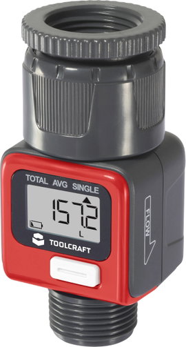 Víz átfolyás mérő, TOOLCRAFT TO-10084629