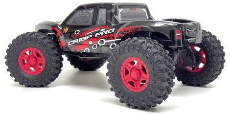 Hobby Plus CR18P EVO PRO JUICED Piros Brushless 1:18 RC modellautó Elektro Truggy 4WD RtR 2,4 GHz 2. kép